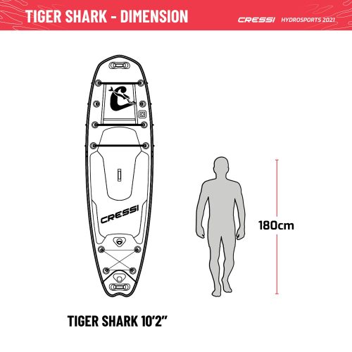 Cressi SUP Tiger Shark Isup Set