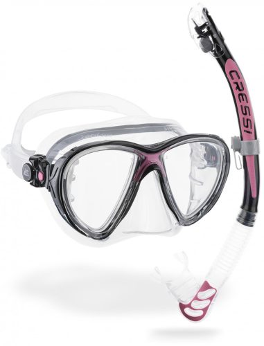 Cressi Big Eyes Evolution + Alpha Ultra Dry Snorkeling Combo