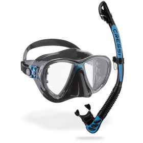 Cressi Big Eyes Evolution + Alpha Ultra Dry Snorkeling Combo